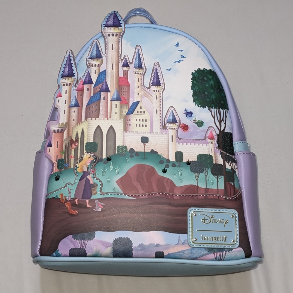 Loungefly Disney Princess Castle Series Sleeping Beauty mini Backpack